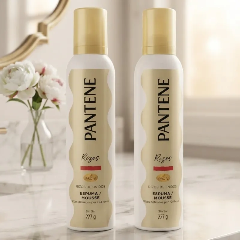 Espuma para peinar Pantene 227g