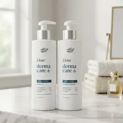 Juego de shampoo y acondicionador DOVE Derma Care Caspa Control 370ml