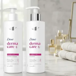 Juego de shampoo y acondicionador DOVE Derma Care Hydra Alivio 370ml