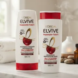 Juego de shampoo y acondicionador L'ORÉAL Reparación Total 5 680ml