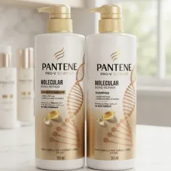 Juego de shampoo y acondicionador Pantene Molecular 510ml