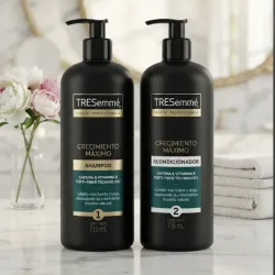 Juego de shampoo y acondicionador Tresemme crecimito máximo 715ml