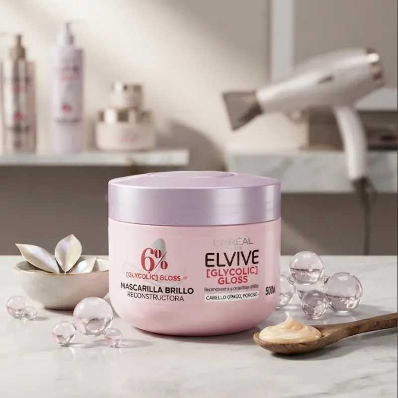 Mascarilla L'ORÉAL Glycolic Gloss 300ml