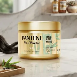 Mascarilla Pantene Bambú Nutre y Crece 300ml