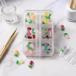 Pastillero x6 Tulipanes