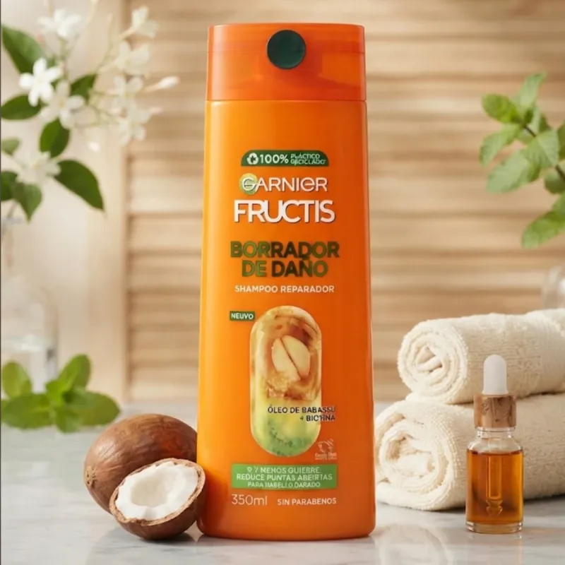 Shampo Garnier Borrador de Daño 350ml