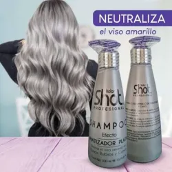 Shampoo matizador plata Shot
