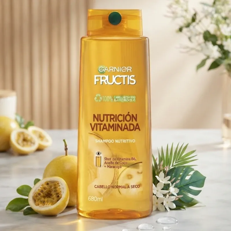 Shampoo Garnier Nutrición Vitaminada 650ml