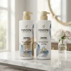 Juego de shampoo y acondicionador Pantene Equilibrio 510ml