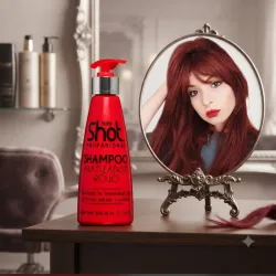 Shampoo Shot marizador rojo 300ml