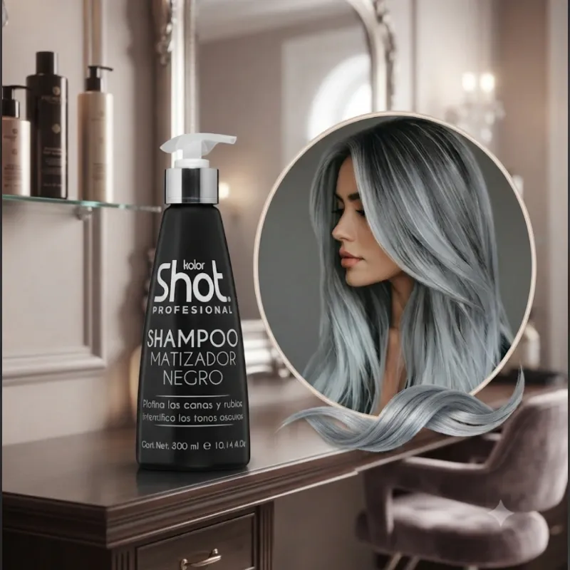 Shampoo Shot matizador negro 300ml