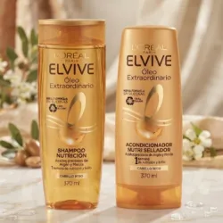 Shampoo y acondicionador L'ORÉAL Oleo Extraordinario 370ml
