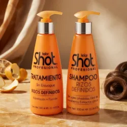 Shampoo y tratamiento Shot Rizos Definidos 300ml
