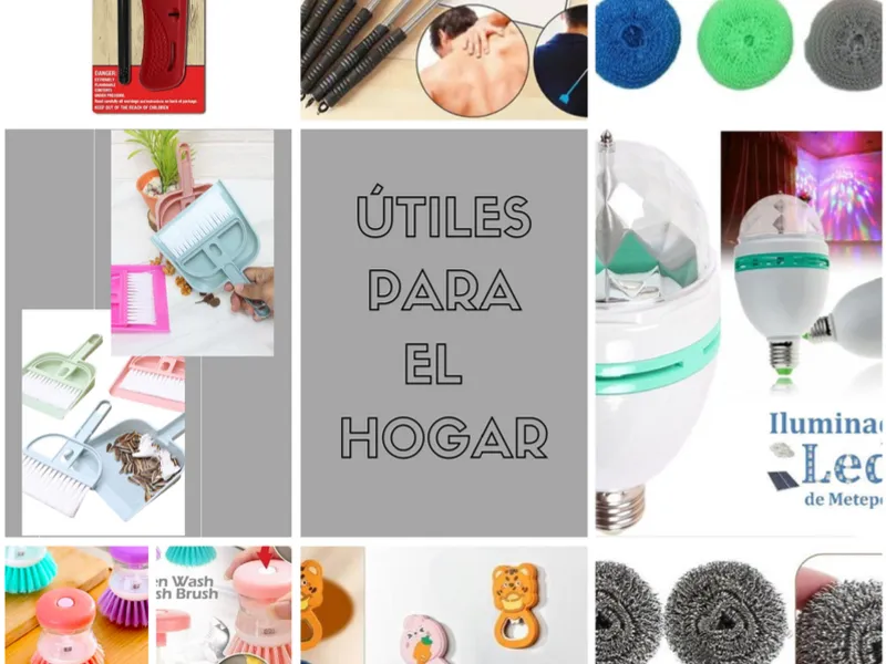 Útiles para el  hogar.