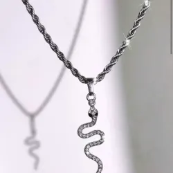 Collar "Serpiente de Diamantes" - Colección Mística