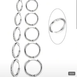 Pack "Essentials" de Aros Huggie de Acero Inoxidable