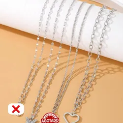 Set de Collares "Sweet Charm" - Cuatro Piezas con Dijes