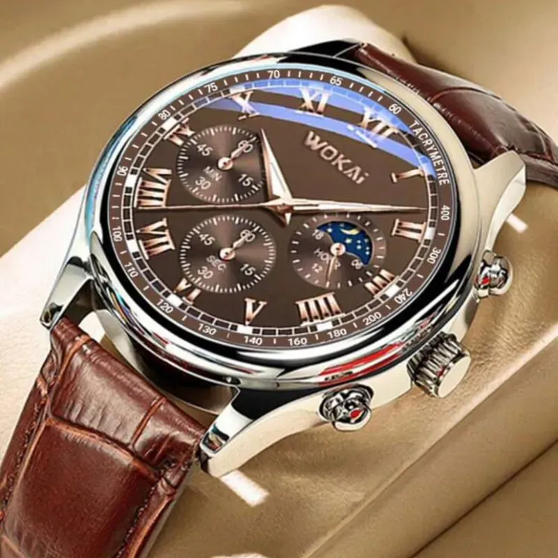 Reloj WOKAI "Heritage Chronos" - Café Clásico