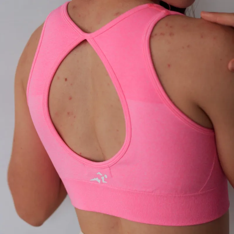 Tops Básico Rosa Fluorescente 