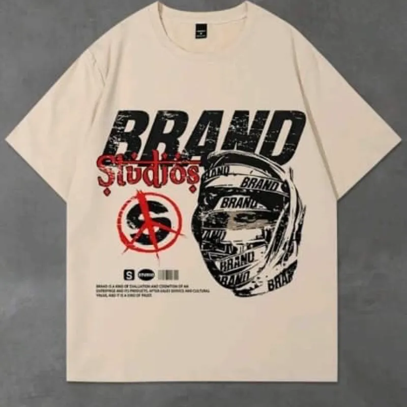 Camiseta de manga corta de cuello redondo con eslogan impreso para hombre de verano, camiseta gráfica para hombres