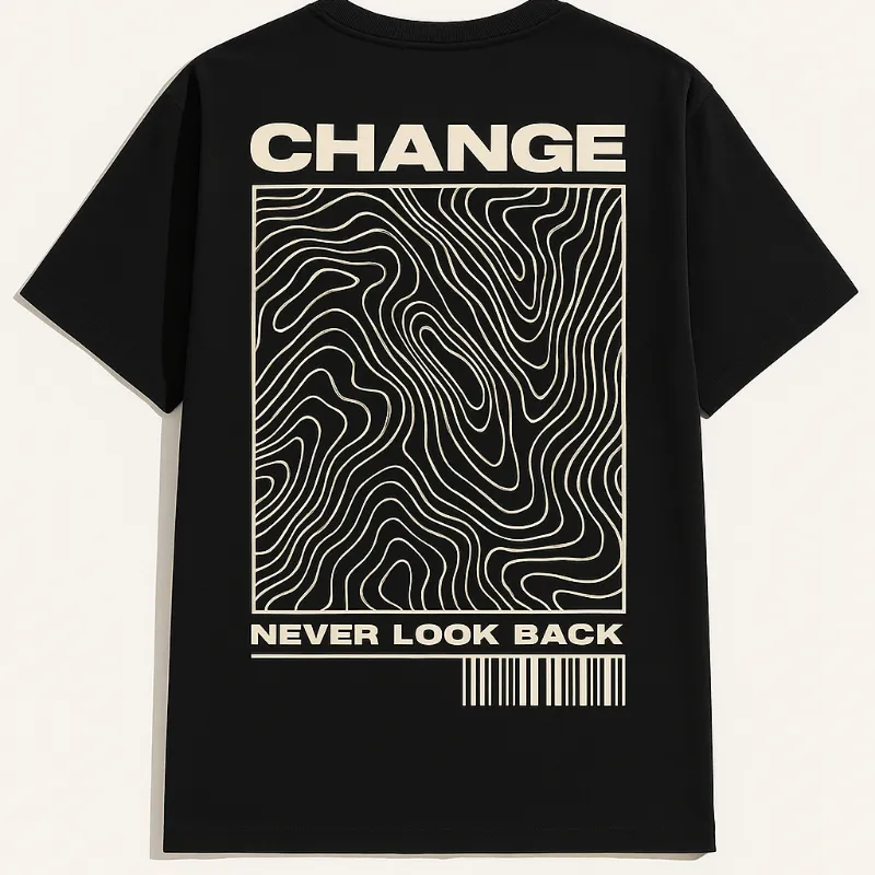 Hombres Camiseta con estampado de slogan