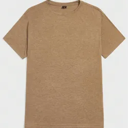 Manfinity ModaGents Camiseta de corte holgado de manga corta para hombre, verano