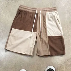 -Pantalones cortos deportivos casuales para hombre, moda simple e informal para uso diario.