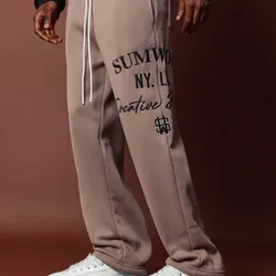 SUMWON Pantalón de chándal de los años 90 con bordado