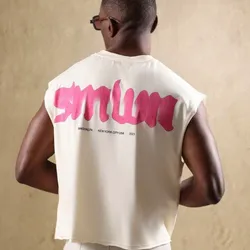 - SUMWON Top crop sin mangas de verano con diseño de Brooklyn de la colección 2023, de Brooklyn, con estampado de lujo, para festivales callejeros 