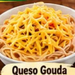 Spaghettis con queso gouda