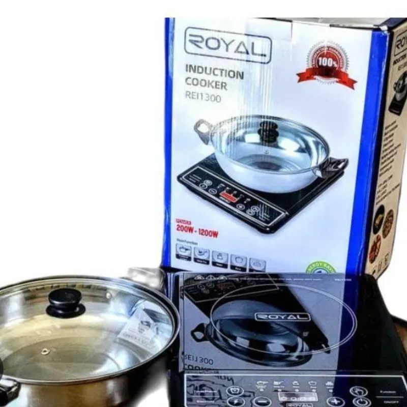 Estufa de inducción Royal + Caldero - REI1300