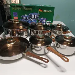 Juego de utensilios de cocina 12 piezas Happy Baron para gas