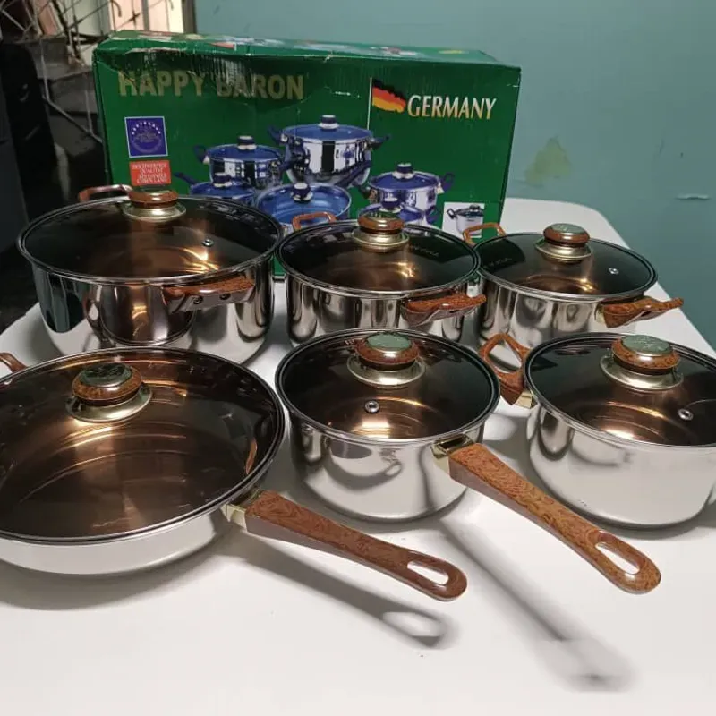 Juego de utensilios de cocina 12 piezas Happy Baron para gas