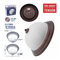 Lámpara decorativa de sobreponer 120 V (A105-VT28-B)