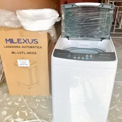 Lavadora Automática "MILEXUS" 8KGS MOD. ML-LVTL8KGS