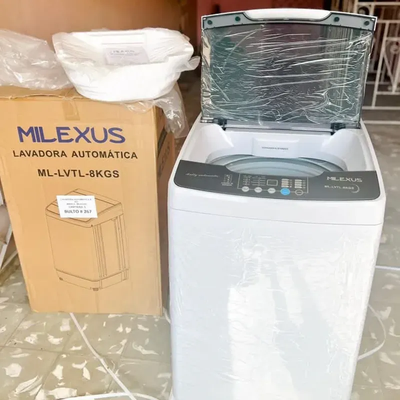Lavadora Automática "MILEXUS" 8KGS MOD. ML-LVTL8KGS