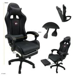 SILLA GAMING CON REPOSA PIE