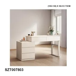 Tocador Blanco 5 Gaveteros No Incluye Espejo 73x130x40cm SZT007803