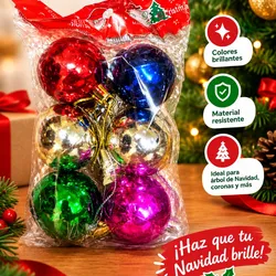 Bolsa de esferas navideñas 