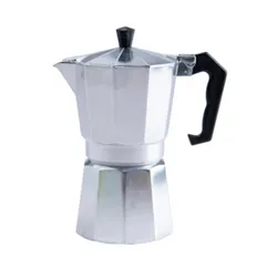 Cafetera clásica de 6 tasas. 