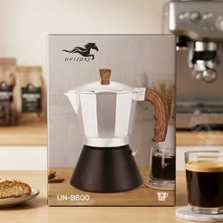 Cafetera de 6 tasas para inducción