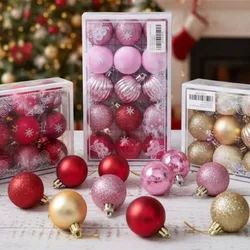 Caja con esferas navideñas 