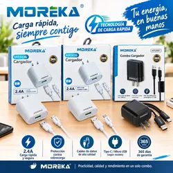 Cargador de teléfono con cable 