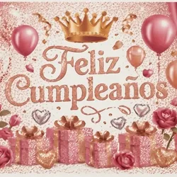 Cartel de cumpleaños