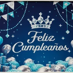 Cartel de cumpleaños