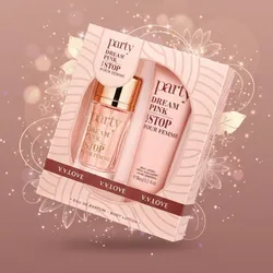 Estuche de perfume y crema