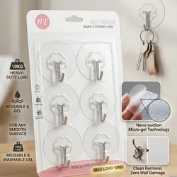 Ganchos transparentes