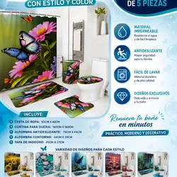 Juego de 5 piezas para el baño