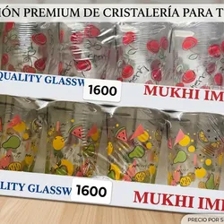 Juego de vasos 