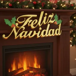 Letrero de Feliz Navidad 